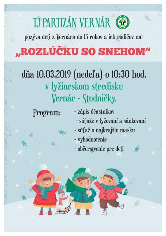 Rozlúčka so snehom Rozlúčka so snehom